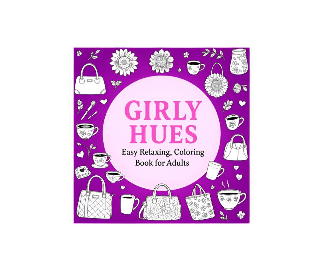 Girly Hues Bold Easy Coloring