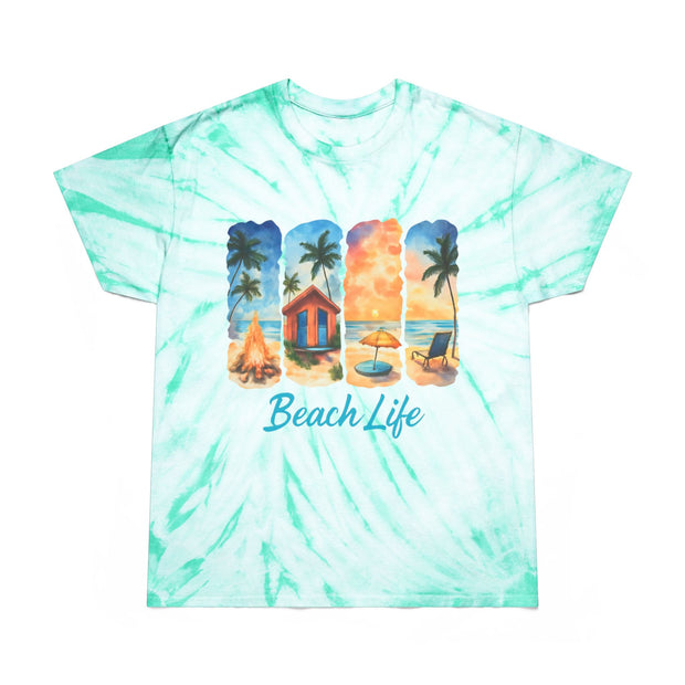Beach Life Tie-Dye Tee - Perfect for Summer Vibes