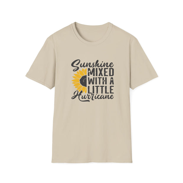 Sunshine Mixed With A Little Hurricane Unisex Softstyle T-Shirt - Perfect Casual Wear for Nature Lovers