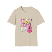 Live Like Dolly Guitar Graphic T-Shirt | Unisex Softstyle Tee