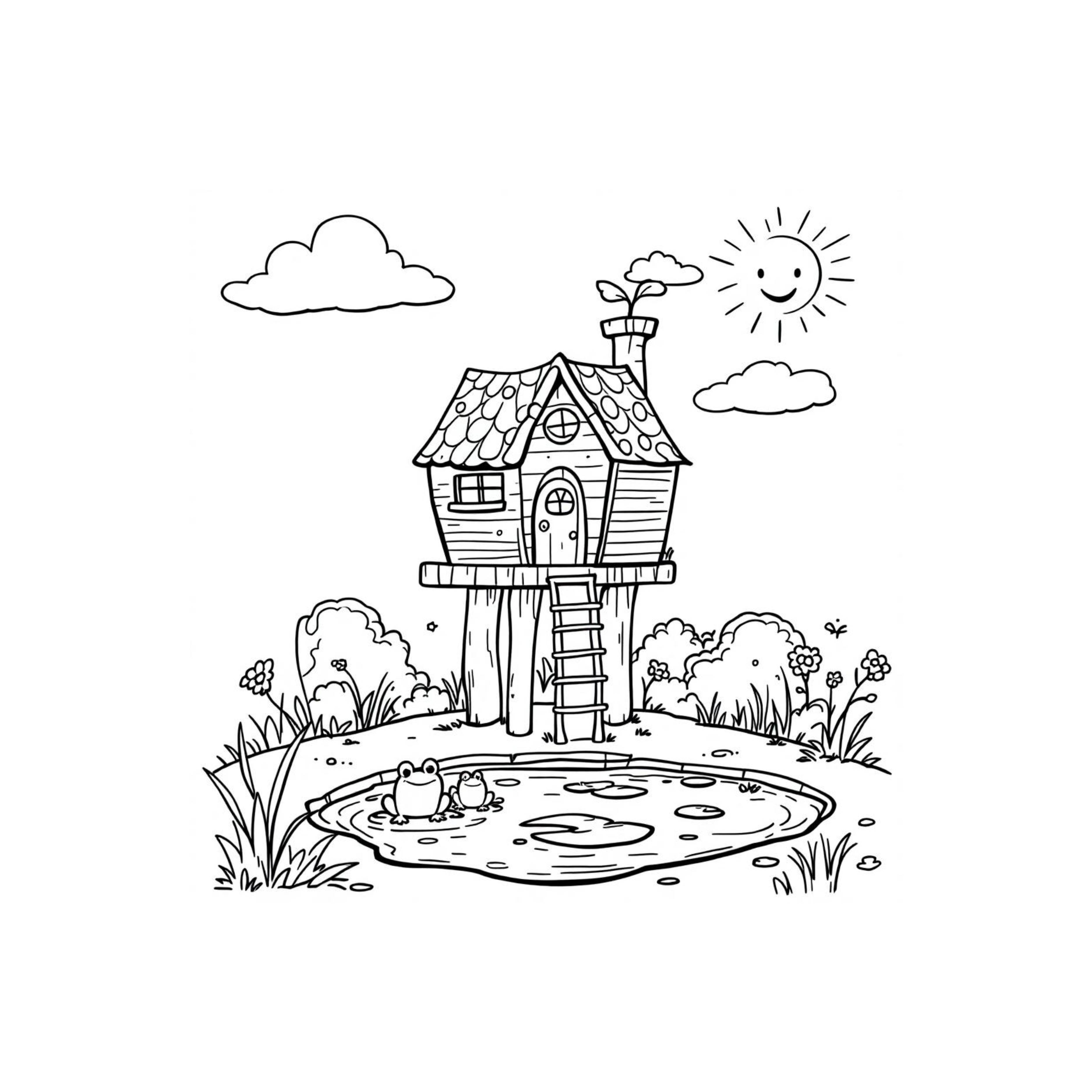 Whimsical Tree House