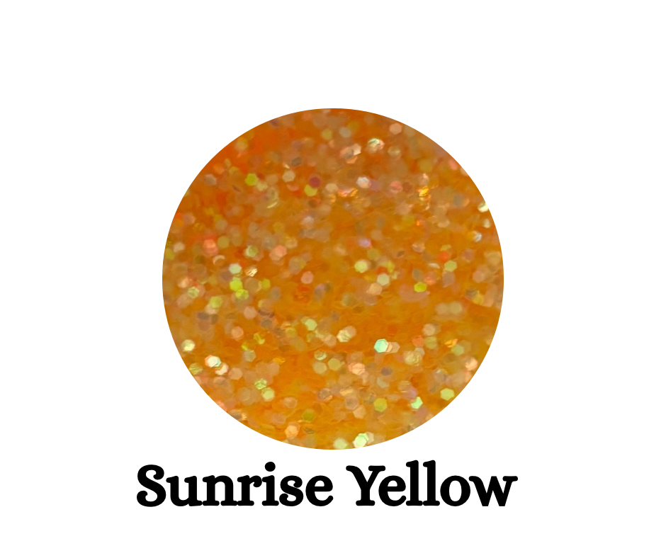 Glitter Sunrise Yellow Custom