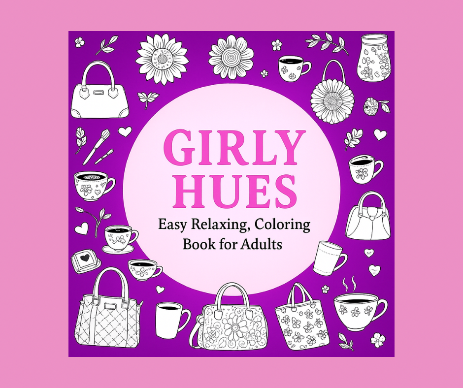 Girly Hues Bold Easy Coloring