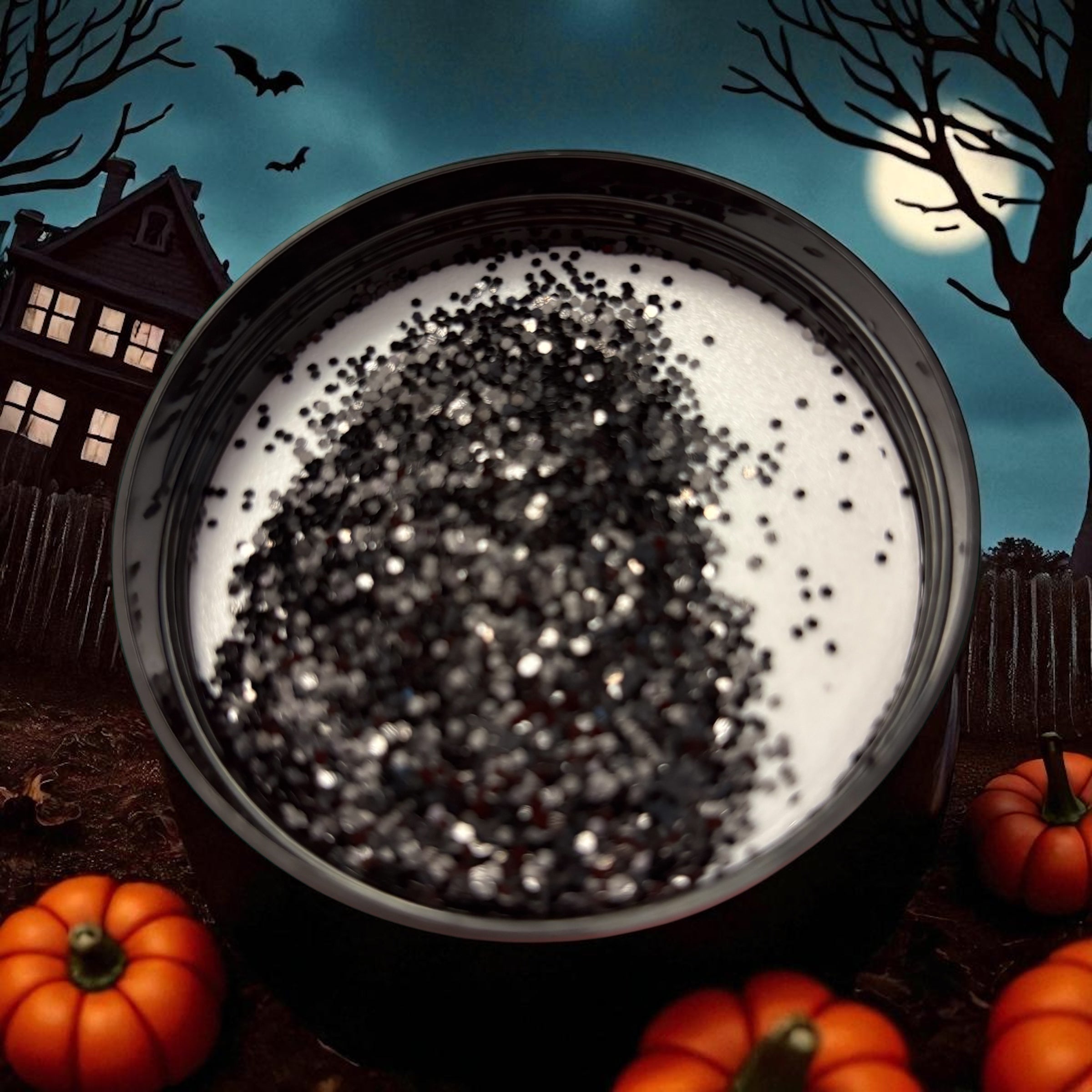 Wickedly Sparkly Trio – Halloween Glitter Set (Tangerine Glow, Midnight Shimmer, Flamazing Purple) for Tumblers, Resin, Slime & Crafts