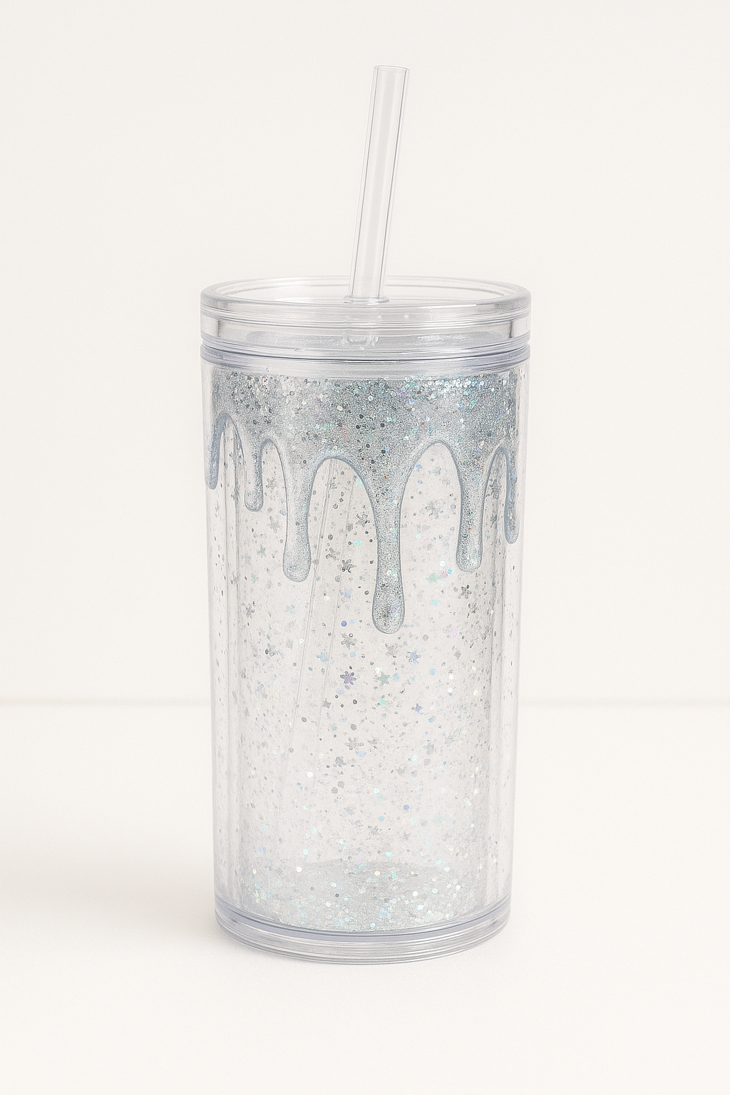 16oz Libbey Glass Cup | Custom SnowGlobe Tumbler with Glitter & Wrap Options