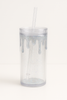 16oz Libbey Glass Cup | Custom SnowGlobe Tumbler with Glitter & Wrap Options