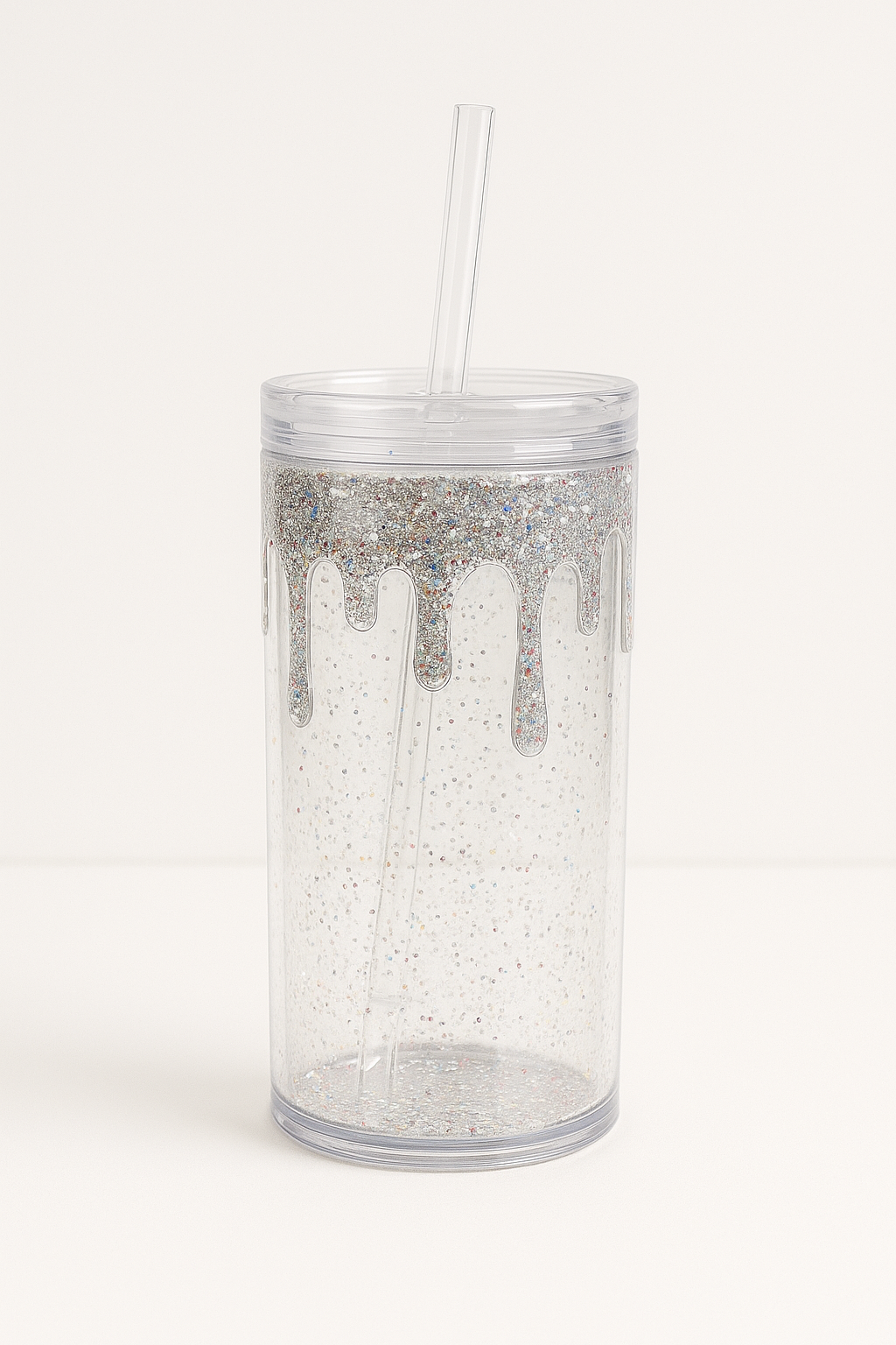 16oz Libbey Glass Cup | Custom SnowGlobe Tumbler with Glitter & Wrap Options
