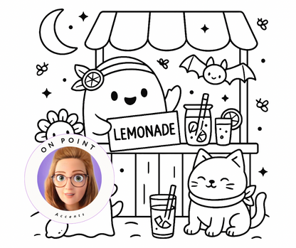Ghost and Friends Coloring For All Seasons