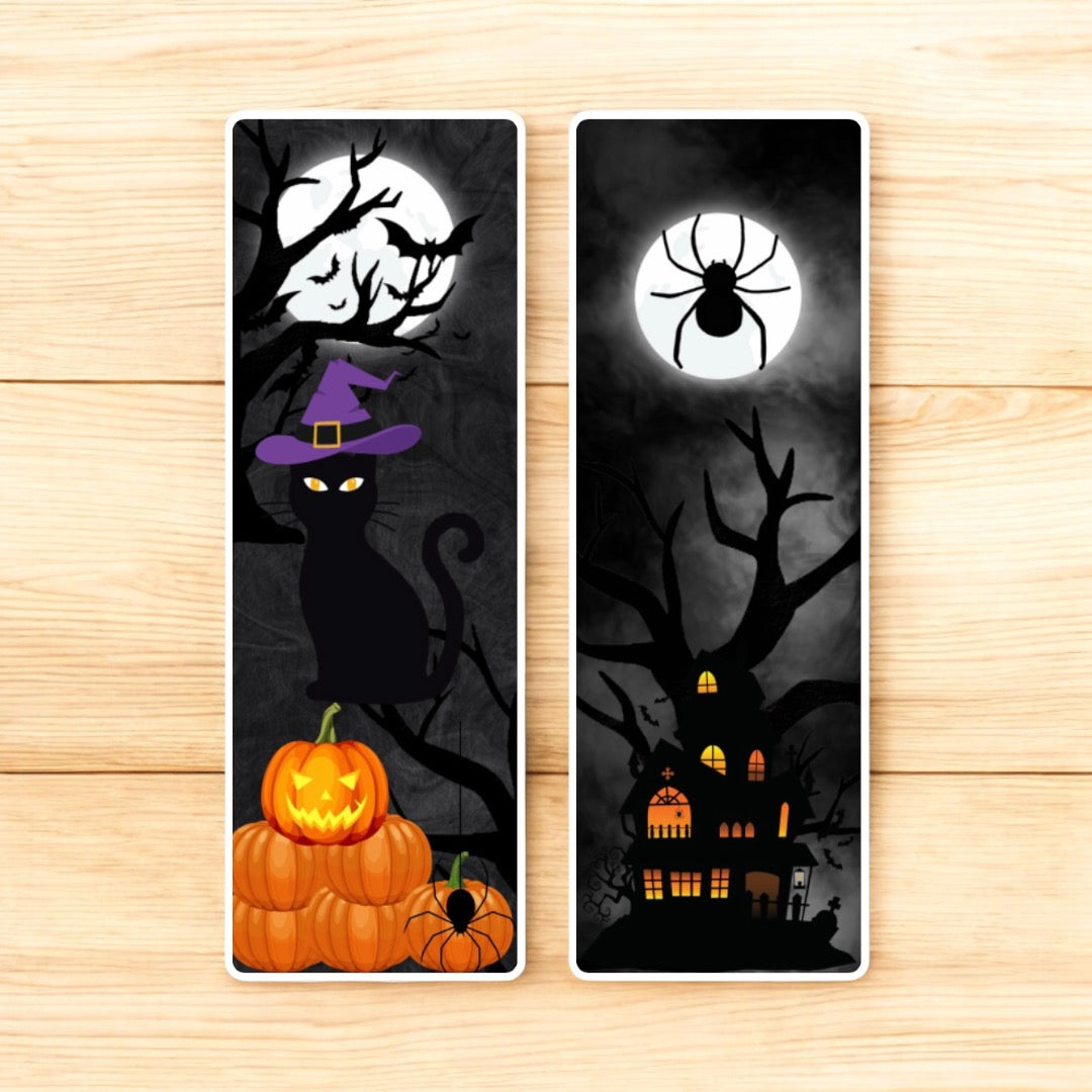 Spooky Halloween Theme Bookmarks